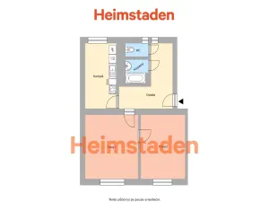 Pronájem bytu 2+1, Havířov - Město, V Parku, 56 m2