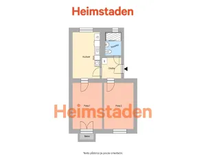 Pronájem bytu 2+1, Havířov - Šumbark, Dukelská, 48 m2