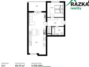 Prodej bytu 2+1, Nýrsko, 110 m2