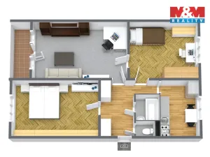 Prodej bytu 3+1, Nová Role, Rolavská, 67 m2