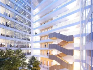 Pronájem kanceláře, Praha - Nusle, Pujmanové, 110 m2