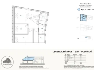 Prodej bytu 4+kk, Přísnotice, Žabčická, 104 m2