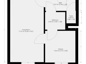 Pronájem bytu 1+1, Praha - Strašnice, Křenická, 35 m2