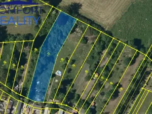 Prodej zahrady, Víceměřice, 1622 m2