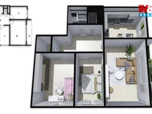 Prodej bytu 3+1, Havířov - Šumbark, Konzumní, 67 m2