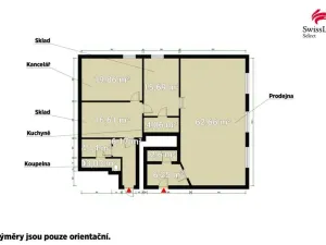 Pronájem obchodního prostoru, Starý Plzenec, Masarykovo náměstí, 141 m2