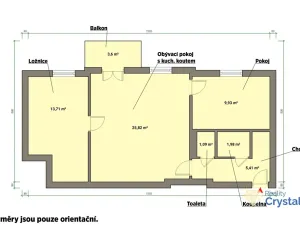 Pronájem bytu 3+kk, Mariánské Lázně, Lužická, 66 m2