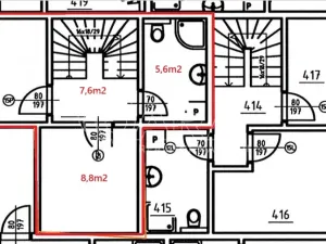 Pronájem bytu 3+kk, Brno - Trnitá, Řeznická, 1154 m2