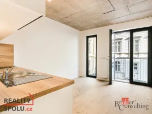 Pronájem bytu 1+kk, Brno - Zábrdovice, Bratislavská, 28 m2