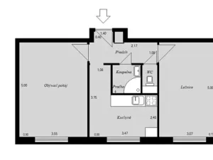 Pronájem bytu 2+1, Ústí nad Labem, Dukelských hrdinů, 49 m2