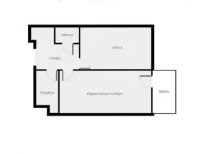 Pronájem bytu 2+kk, Praha - Dolní Měcholupy, Honzíkova, 54 m2