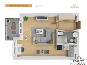 Prodej bytu 1+kk, Praha, Přeučilova, 35 m2