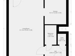 Pronájem bytu 1+1, Praha - Záběhlice, Bramboříková, 32 m2