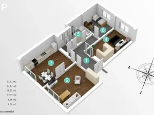 Prodej bytu 4+kk, Hradec Králové, třída Karla IV., 95 m2