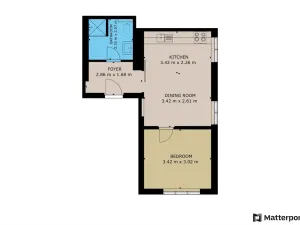 Pronájem bytu 2+kk, Beroun - Beroun-Město, Na Parkáně, 37 m2