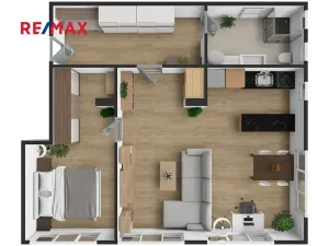 Pronájem bytu 2+kk, Klatovy, K Letišti, 58 m2