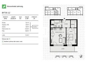 Prodej bytu 2+kk, Olomouc, Loudova, 54 m2