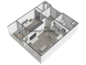 Prodej bytu 2+kk, Praha - Ruzyně, Stočesova, 54 m2