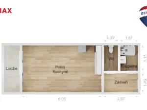 Pronájem bytu 1+kk, Havířov - Šumbark, Lidická, 18 m2