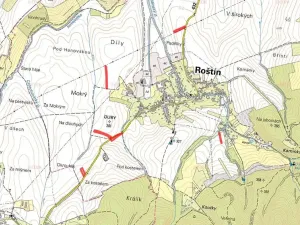 Prodej pole, Roštín, 17285 m2