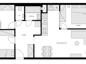 Prodej bytu 4+kk, Praha, Novodvorská, 76 m2