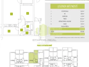 Pronájem bytu 2+kk, Olomouc, Janského, 59 m2