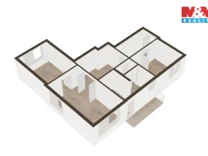 Pronájem bytu 3+1, Sudoměřice u Bechyně, 68 m2