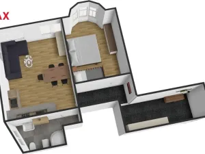 Prodej bytu 2+kk, Vejprty, Úzká, 58 m2