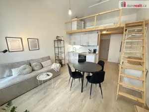 Pronájem bytu 1+kk, Praha - Smíchov, Na Valentince, 42 m2