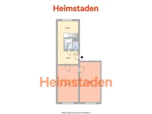 Pronájem bytu 2+1, Havířov - Město, Resslova, 55 m2