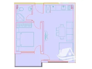 Prodej bytu 2+kk, Bjala, Bulharsko, 46 m2