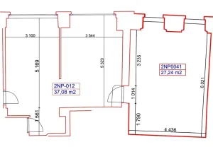 Pronájem kanceláře, Praha - Nové Město, Opletalova, 64 m2
