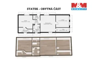 Prodej zemědělské usedlosti, Chrášťany - Doubrava, 91 m2
