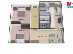 Pronájem bytu 3+1, Přibyslav, U Lesa, 92 m2