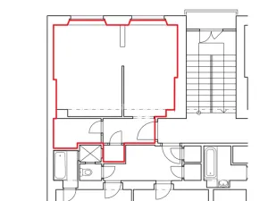 Prodej bytu 2+kk, Praha - Smíchov, Zoubkova, 38 m2