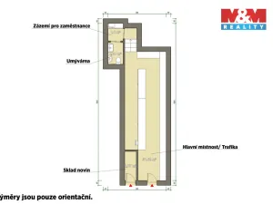 Pronájem obchodního prostoru, Plzeň - Jižní Předměstí, Goethova, 33 m2