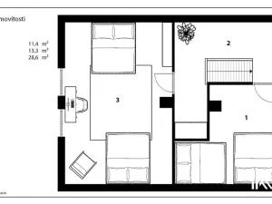 Prodej chalupy, Krouna, 111 m2