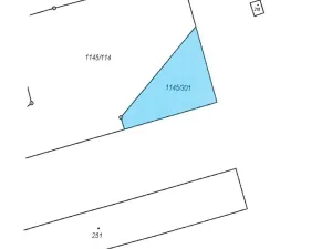 Prodej pozemku, Hýsly, 412 m2