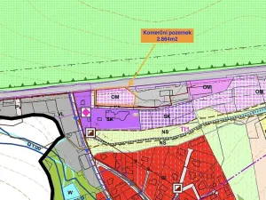 Prodej komerčního pozemku, Tehovec, U Mototechny, 2864 m2