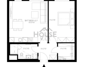 Prodej bytu 2+kk, Kladno, U Engerthu, 54 m2