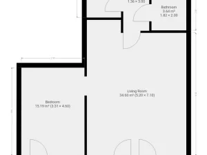 Pronájem bytu 2+kk, Praha - Letňany, Kostomlatská, 64 m2