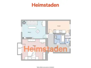 Pronájem bytu 2+1, Karviná - Mizerov, Stavbařů, 58 m2