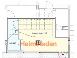 Pronájem kanceláře, Havířov - Město, nám. Republiky, 66 m2