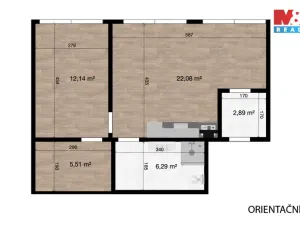 Pronájem bytu 2+kk, Jablonné v Podještědí, Zdislavy z Lemberka, 49 m2