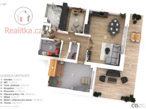 Prodej rodinného domu, Ondřejov, Pod Oborou, 232 m2