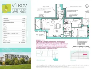 Pronájem bytu 3+kk, Praha - Žižkov, Kališnická, 79 m2