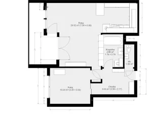 Pronájem bytu 2+kk, Brno, Kigginsova, 61 m2