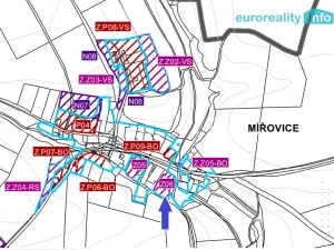 Prodej pozemku pro bydlení, Ves Touškov - Mířovice, 2205 m2