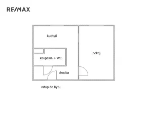 Pronájem bytu 1+1, Kladno, Anglická, 36 m2