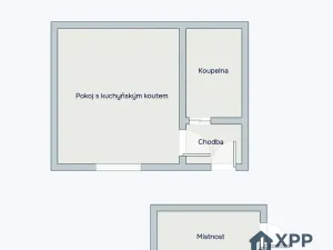 Prodej bytu 1+kk, Chlum u Třeboně, 22 m2